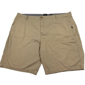 Quiksilver Chino Shorts Mens 44 Khaki Tan Regular Fit Cotton Casual Flat Front